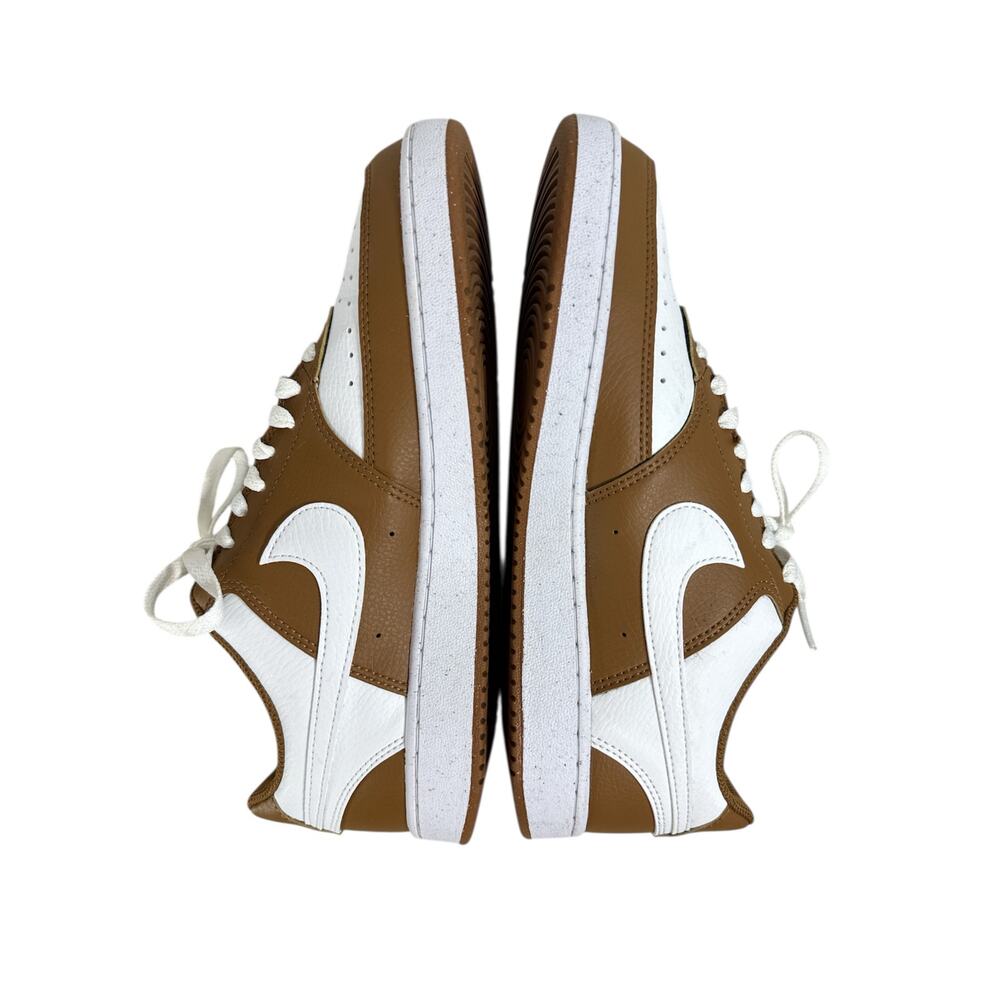 Nike Court Vision Low Next Nature Women’s Shoes Size 10 Light British Tan White - Picture 8 of 14